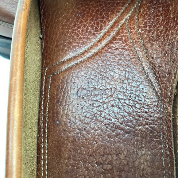 Allen Edmonds Quincy Pebbled Leather Penny Loafers Mens 11 Brown main image 4